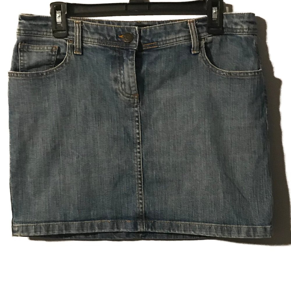 New York & Company Jean Skirt
